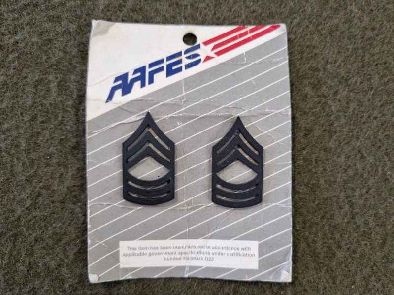 USA - Badge Patente Master Sergeant Subdued