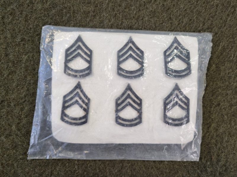 USA - Cartela de Pins de Sargento