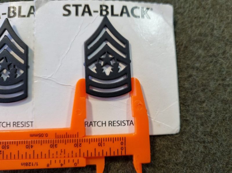 USA - Badge Patente Command Sergeant Major of the Army Subdued - Image 3