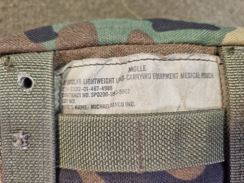 USA - Pouch Medic MOLLE Prototype Woodland - Image 5