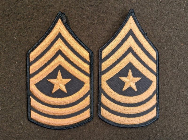 USA - Bordado Patente Sergeant Major