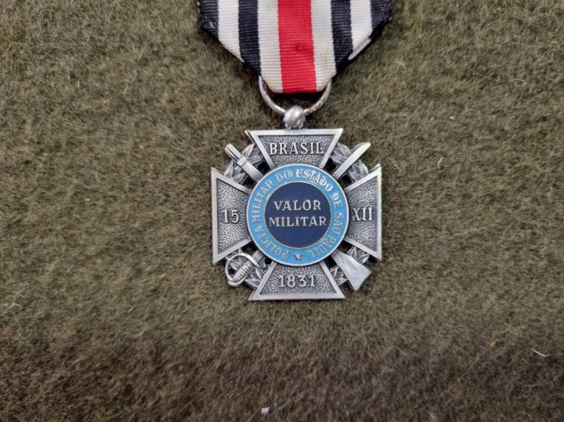 BRA - Medalha Valor Militar 20 Anos de Serviço PMESP - Image 3