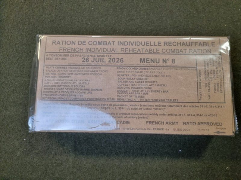 FRA - Ração RCIR Menu 8
