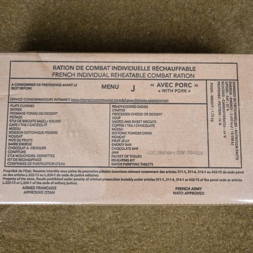 FRA - Ração RCIR Menu J (2028)