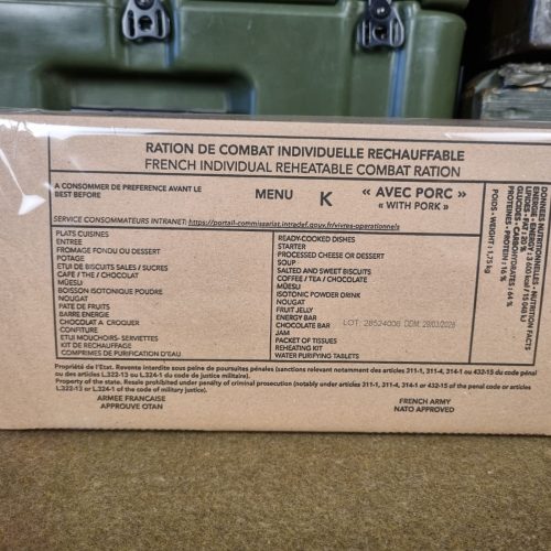 FRA - Ração RCIR Menu K (2028)