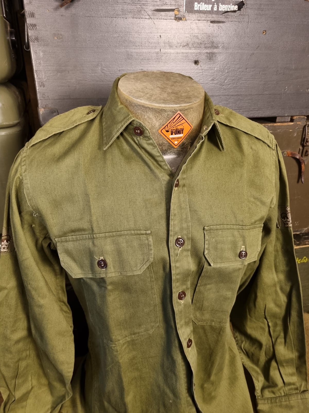 AUS CAMISA VERDE AUSTRALIANA VINTAGE 1963 - Imagem 4