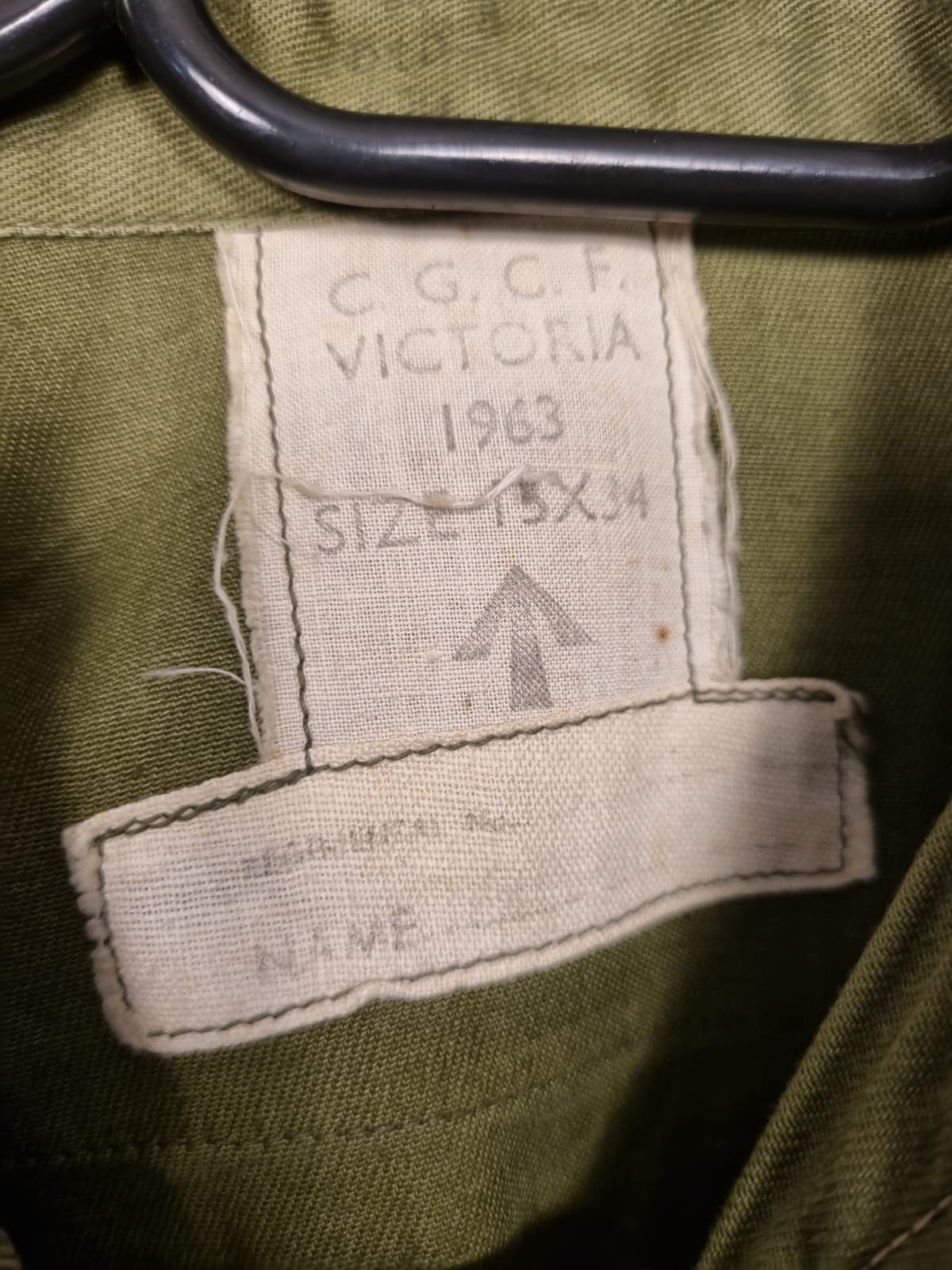 AUS CAMISA VERDE AUSTRALIANA VINTAGE 1963 - Imagem 6