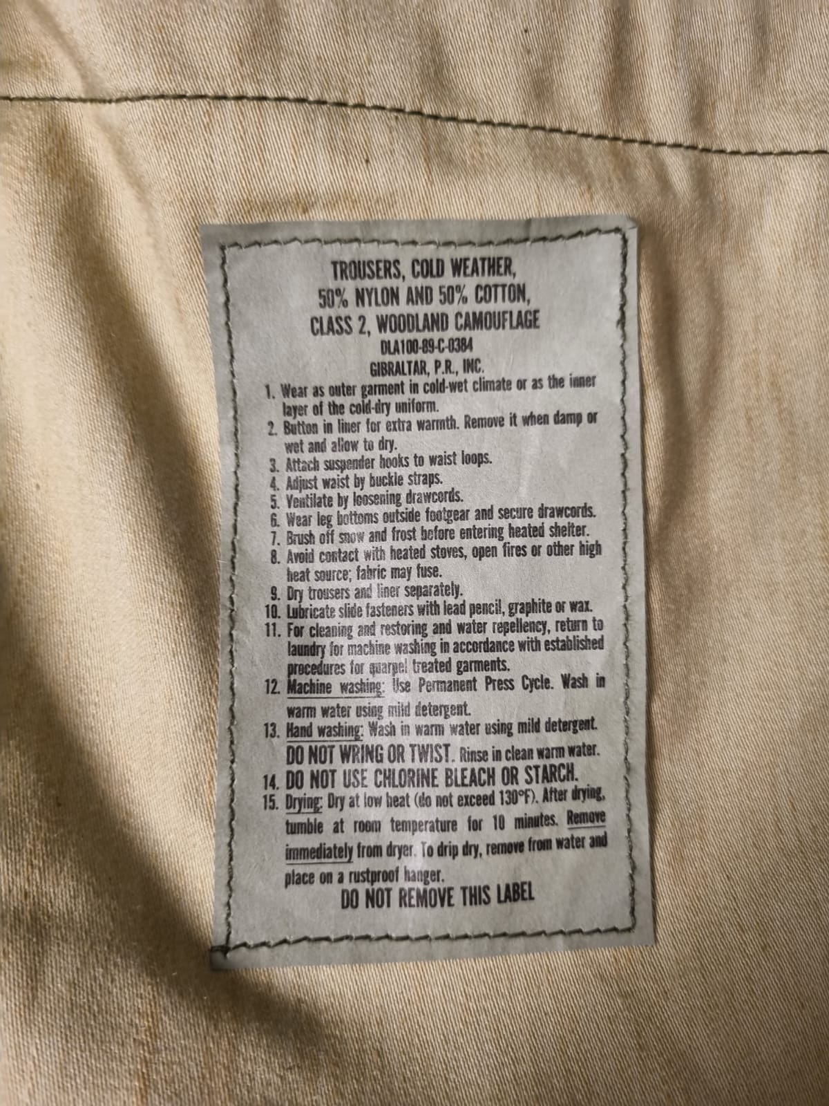 USA CALÇA DE INVERNO M65 WOODLAND - Imagem 7