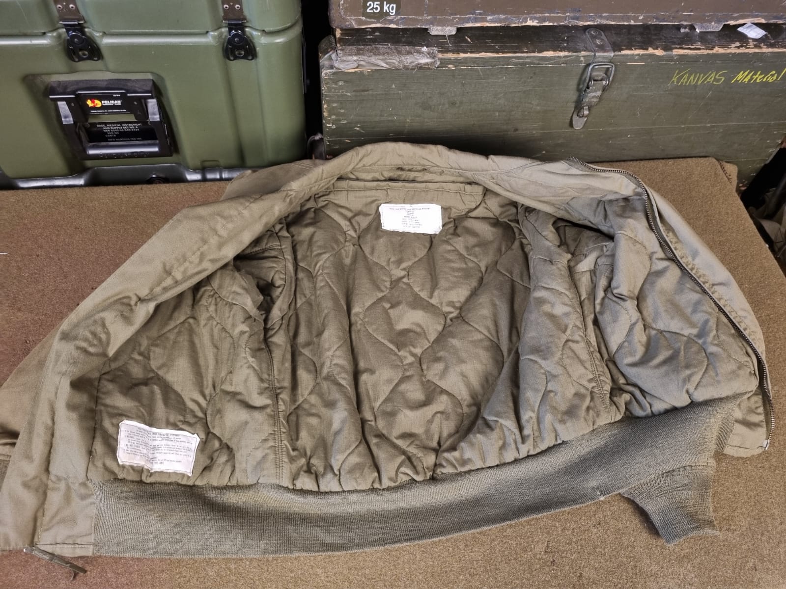 USA JAQUETA DE BLINDADOS L77 AMERICANO VINTAGE - Imagem 6