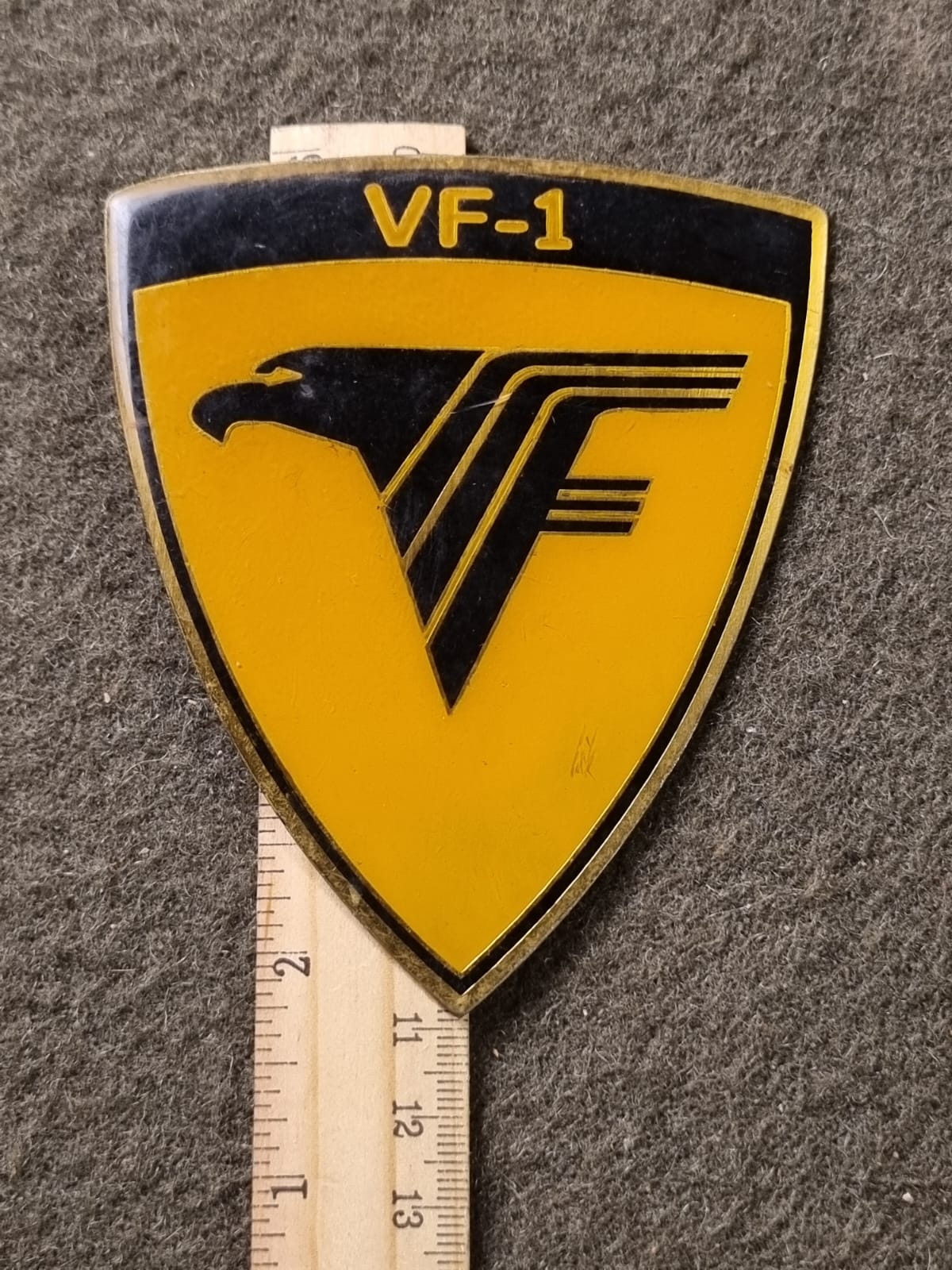 BRA PLACA DE METAL ESQUADRÃO VF1 - Imagem 3