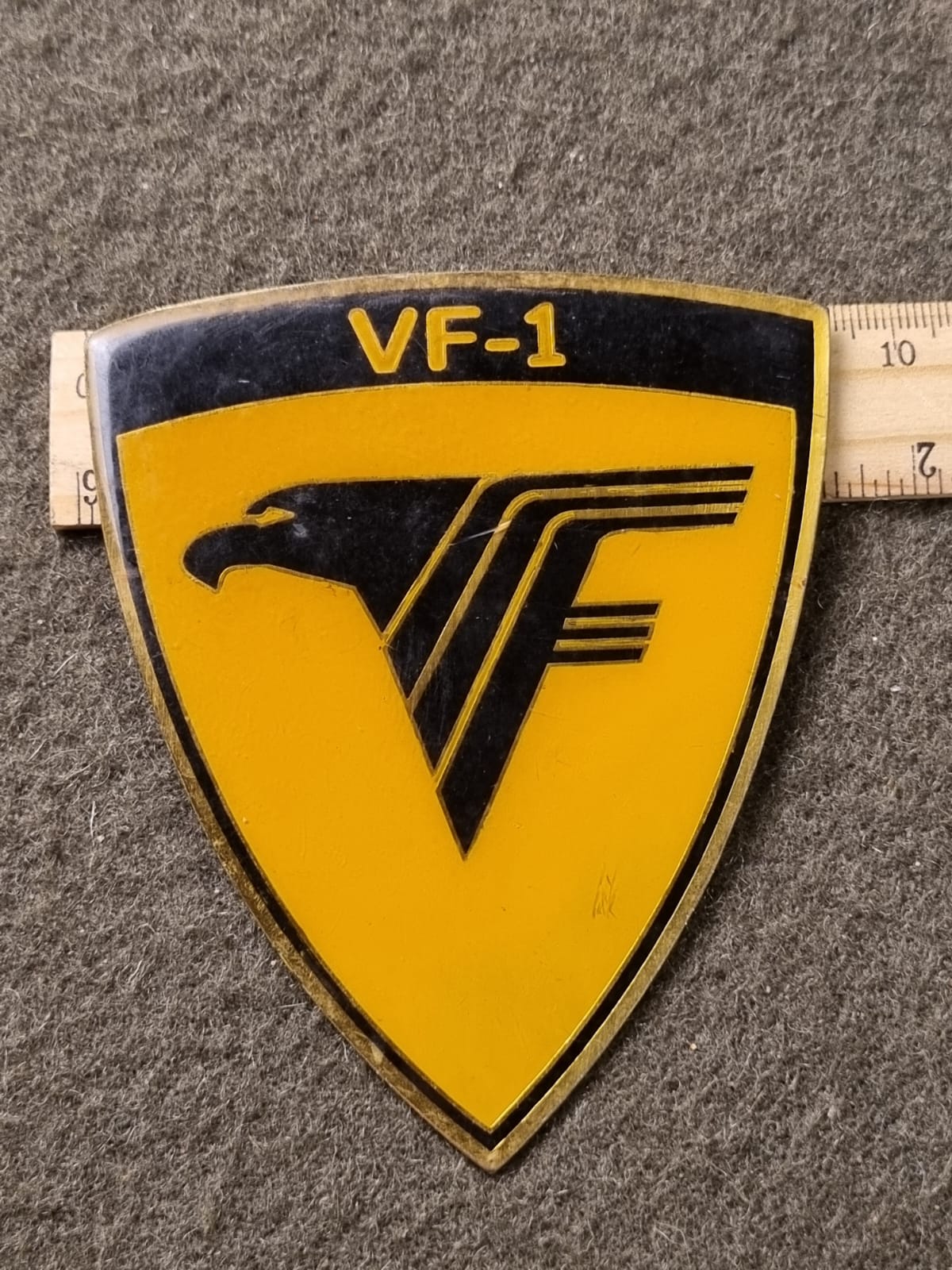 BRA PLACA DE METAL ESQUADRÃO VF1 - Imagem 6