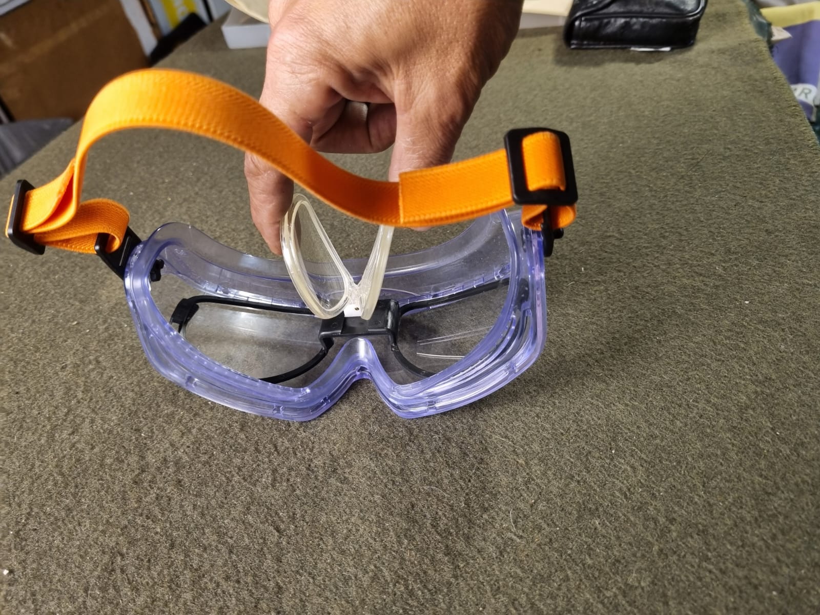 USA SUPORTE LENTES CORRETIVAS PARA MÁSCARA NBC/GOGGLES - Imagem 5