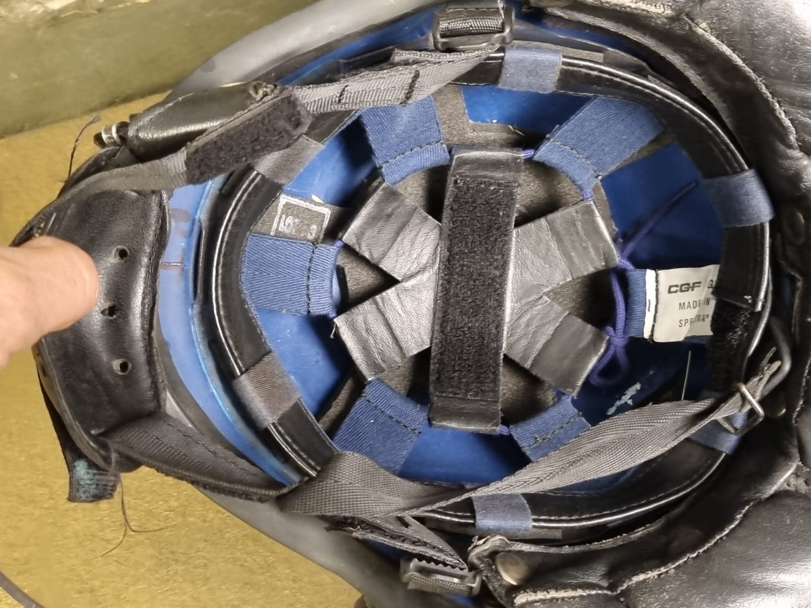 FRA PASGT RIOT HELMET GENDARMERIE - Imagem 5