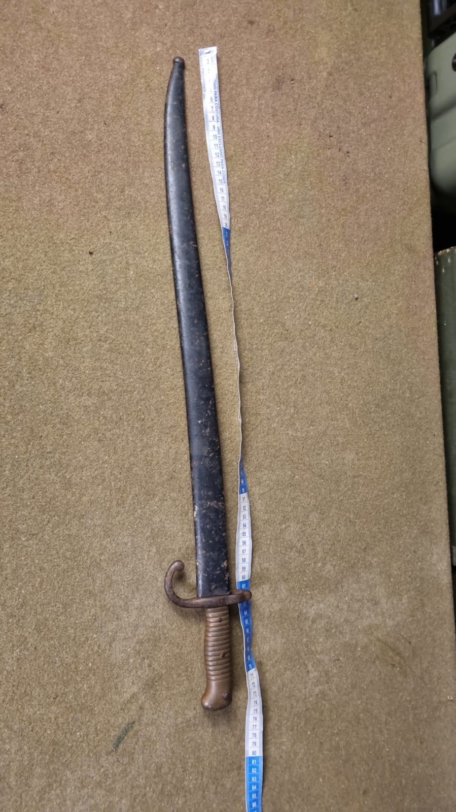 GER BAIONETA SABRE CHASSEPOT M1866 - Imagem 4