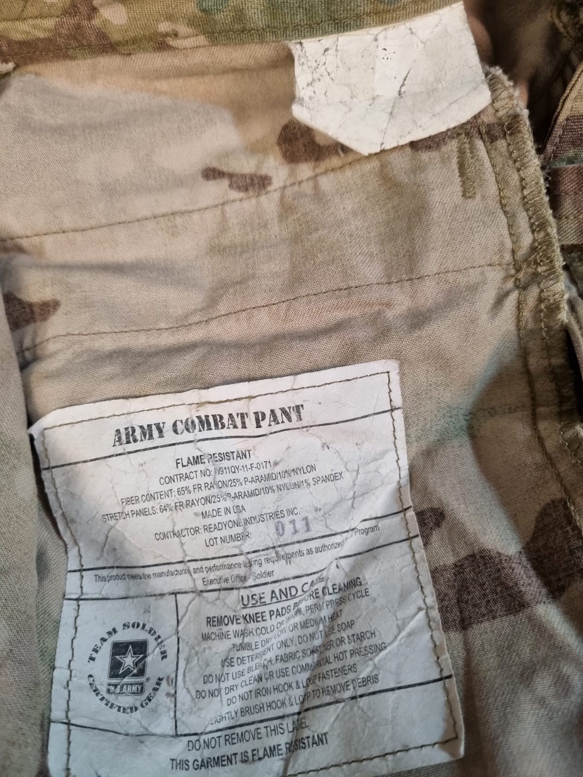 USA CALÇA AMERICANA ACP MULTICAM - Imagem 3