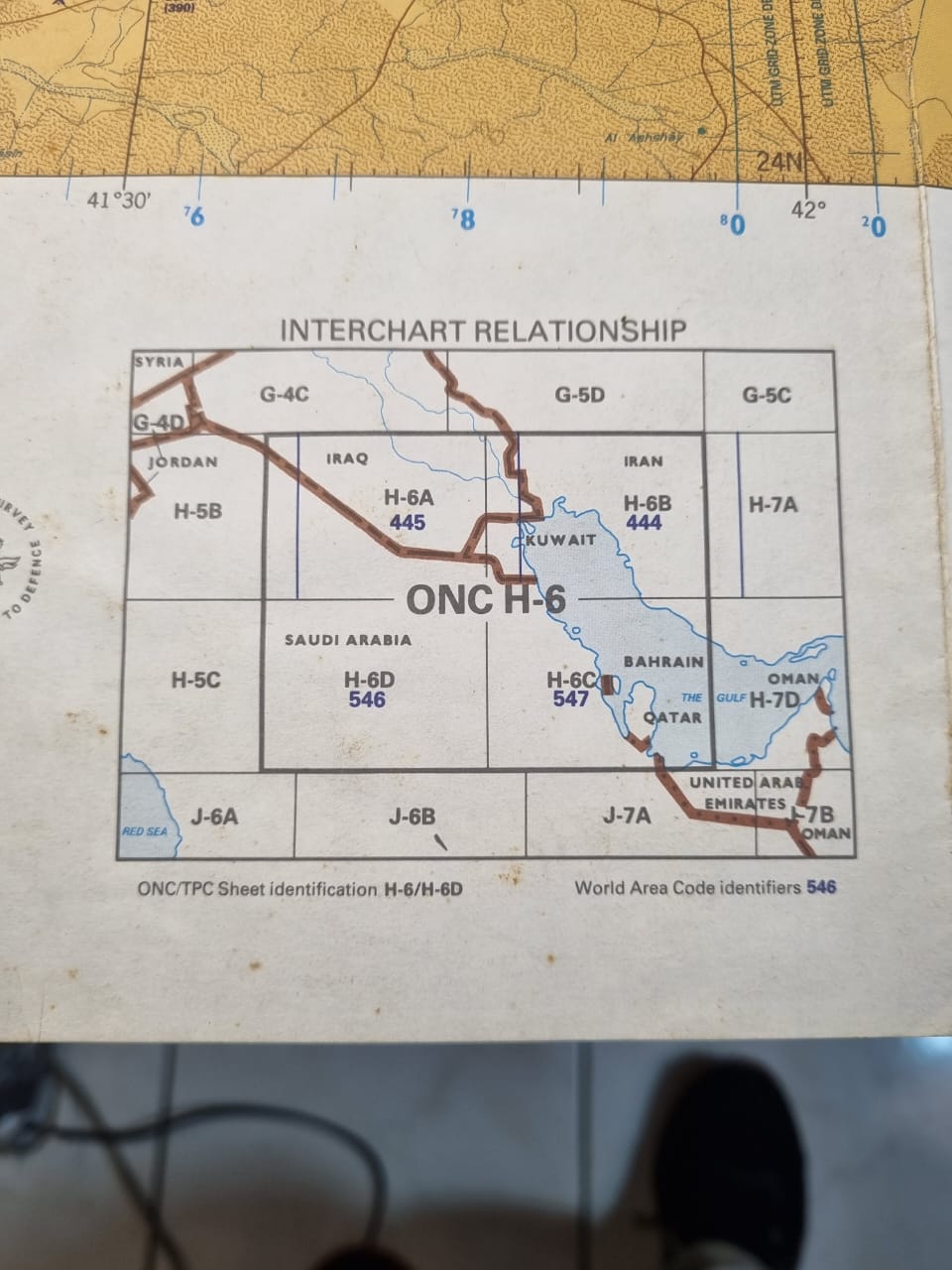 GBR MAPA MILITAR ORIGINAL ARÁBIA SAUDITA - Imagem 4