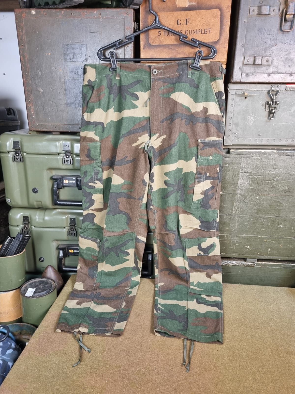 USA CALÇA ANTI-CHAMAS AIRCREW WOODLAND