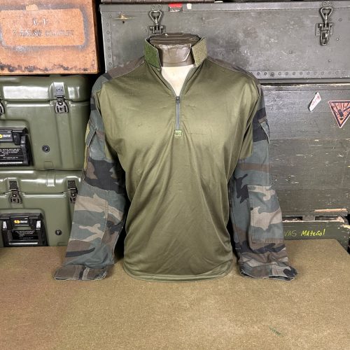 BRA COMBAT SHIRT WOODLAND CALIBRE .50