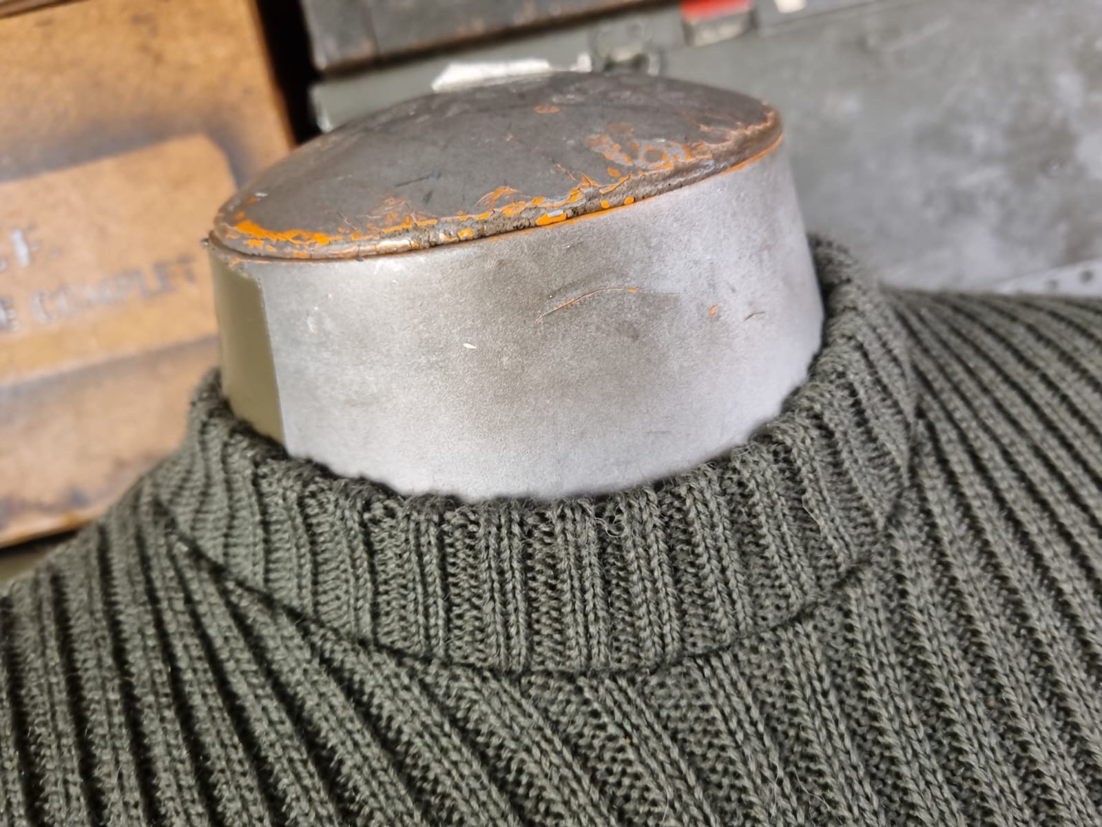 GBR MALHA DE LÃ VERDE COMMANDO PULLOVER MOD2 - Imagem 7