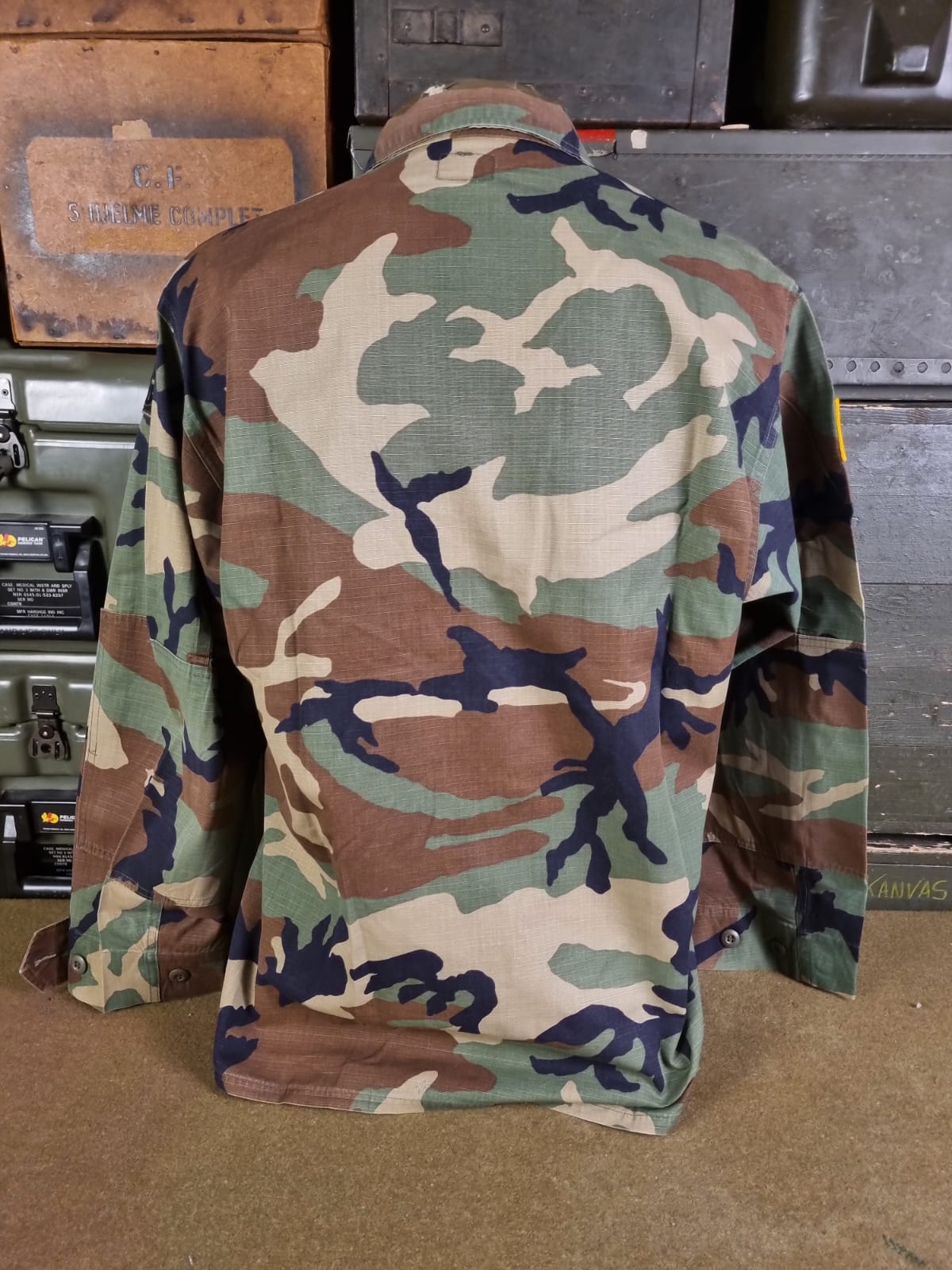 USA GANDOLA BDU WOODLAND RIPSTOP 82ND AIRBORNE - Imagem 6