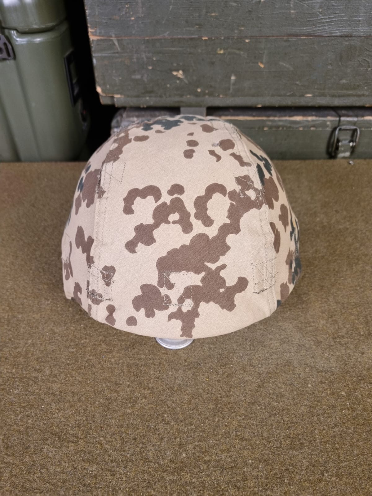 GER HELMET COVER REVERSÍVEL FLECKTARN-WUSTENTAR - Imagem 5
