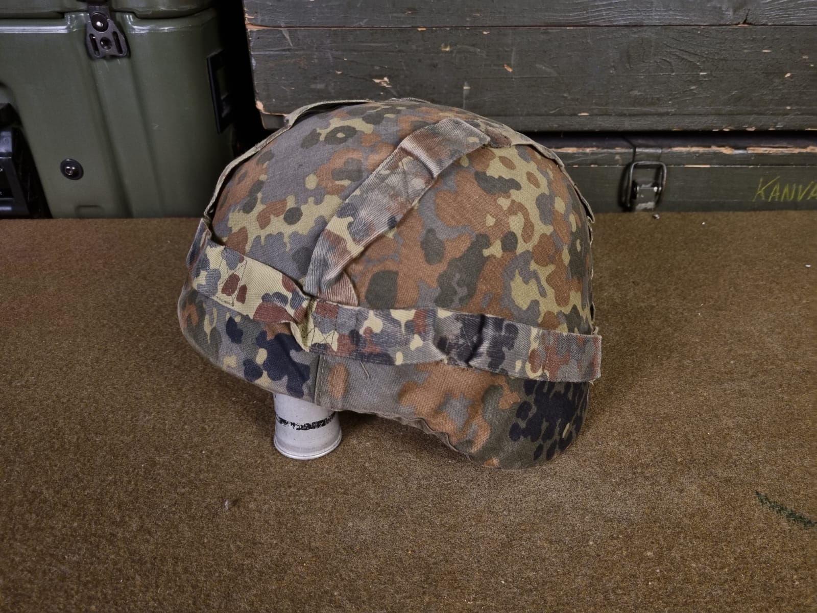 GER HELMET COVER REVERSÍVEL FLECKTARN-WUSTENTAR - Imagem 12