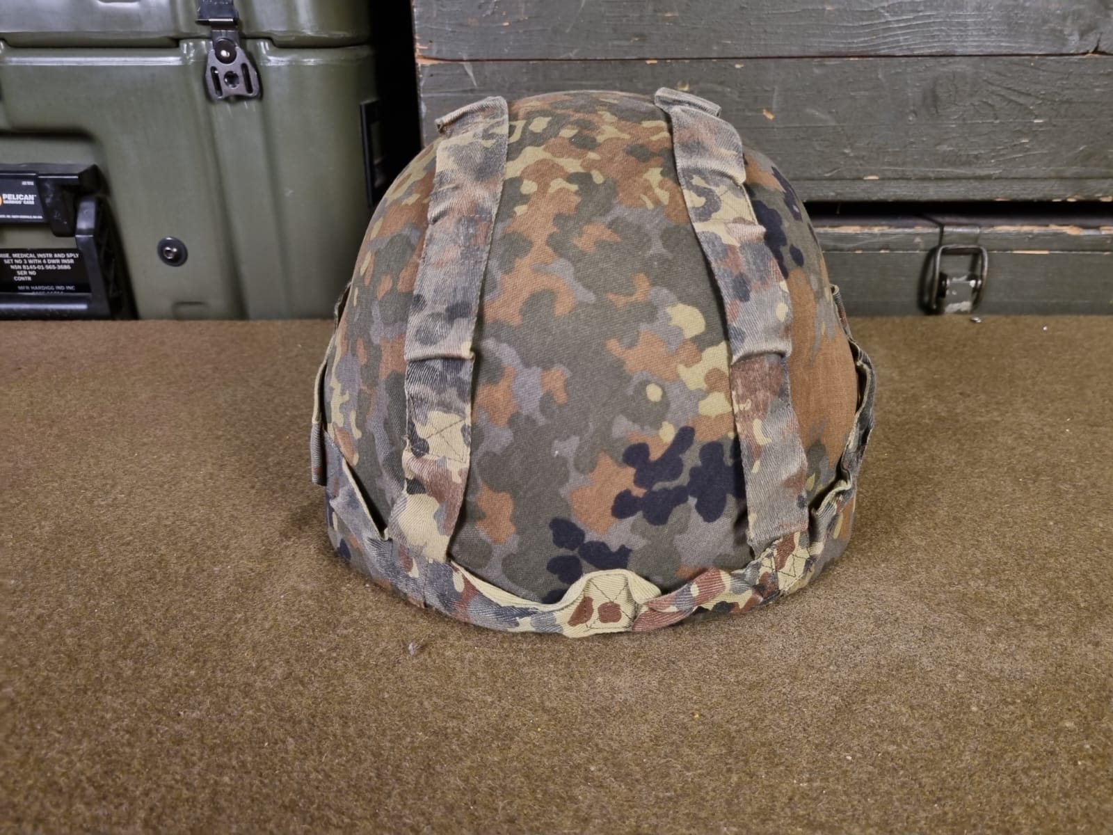 GER HELMET COVER REVERSÍVEL FLECKTARN-WUSTENTAR - Imagem 10