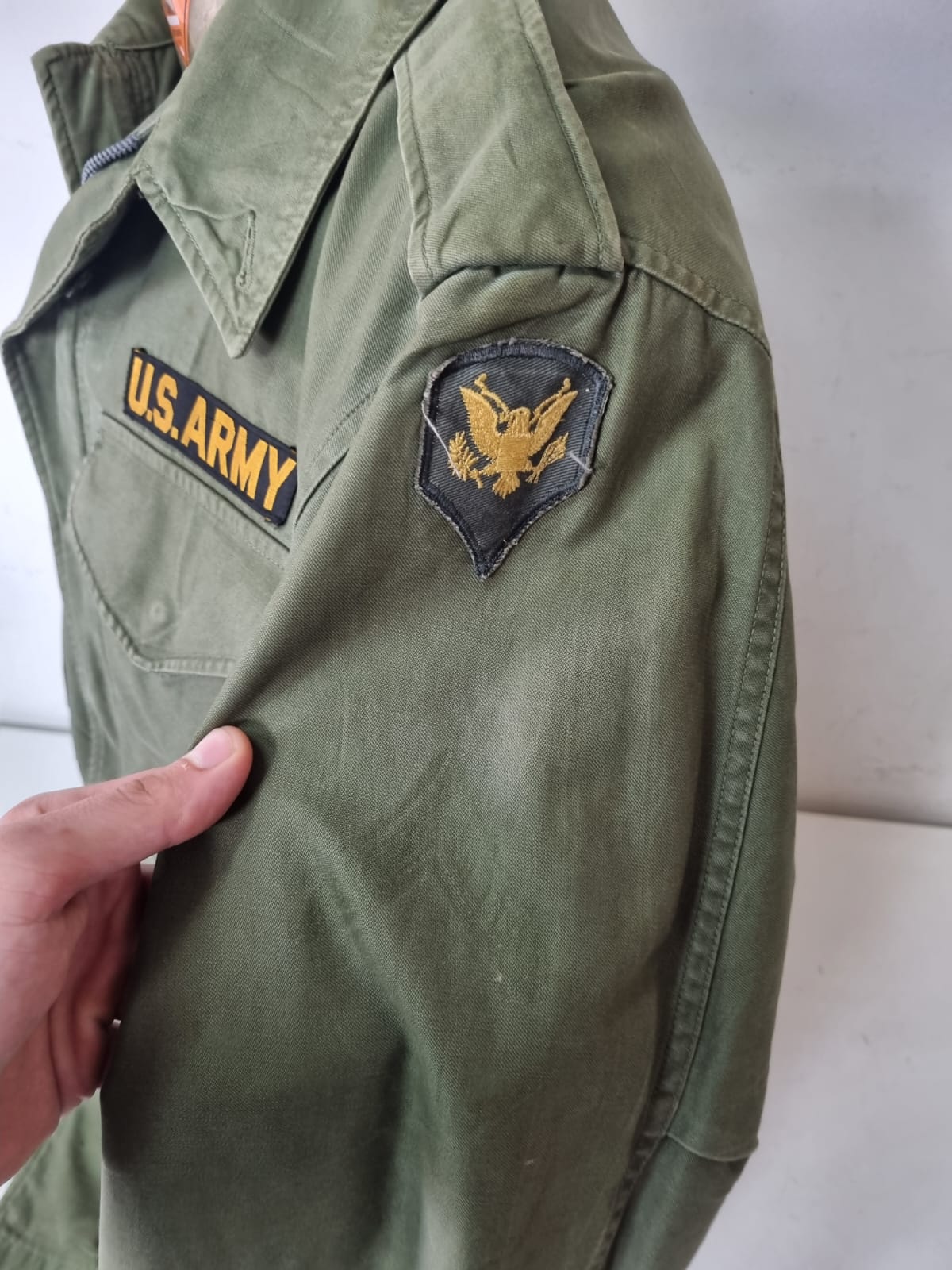USA JAQUETA MILITAR USGI WRT SATEEN 9OZ 1961 - Imagem 11